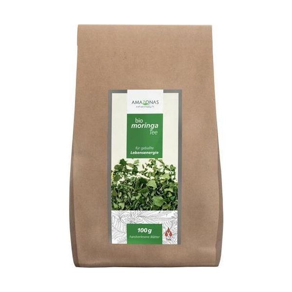 Tè Di Moringa 100% Biologico In Foglie Pure 100 G-image