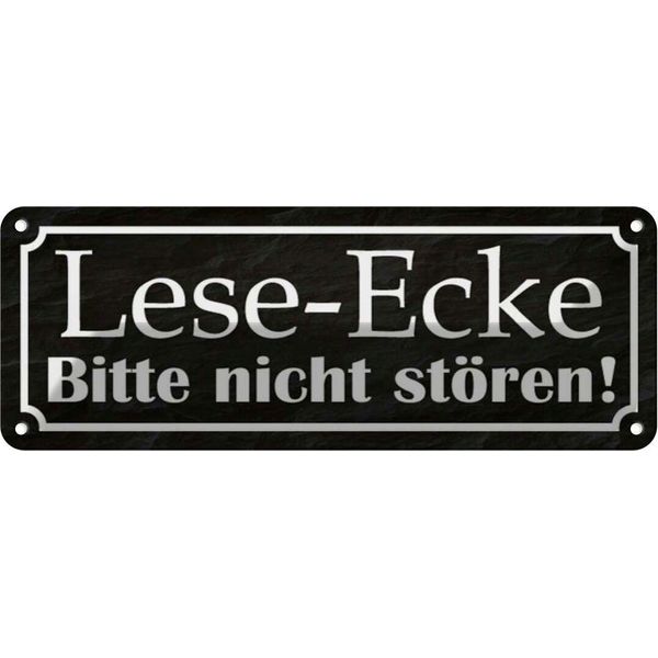 Vianmo Insegna Di Latta 10X27 Cm Lese-Ecke Bitte Nicht StöRen-image