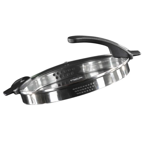 Coperchio In Vetro Stoneline® Future 28 Cm Con Funzione Di Setaccio-image