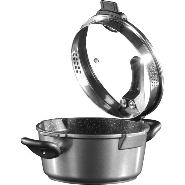 Stoneline® Future Casseruola 28 Cm | Con Coperchio In Vetro A Setaccio-image