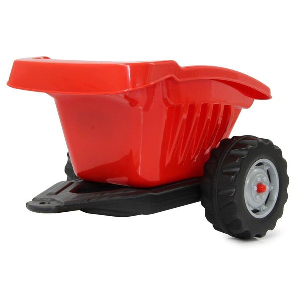 Rimorchio Ride-On Rosso Per Trattore Strong Bull-image