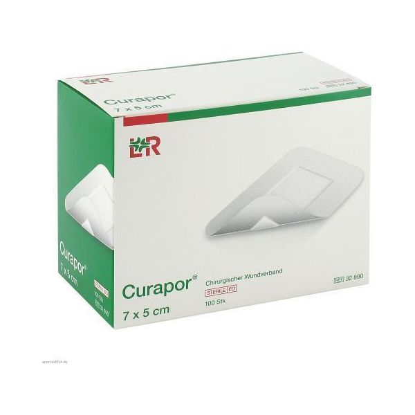 Curapor Medicazione Sterile Per Ferite Chirurgiche 5X7 Cm 100 Pz-image