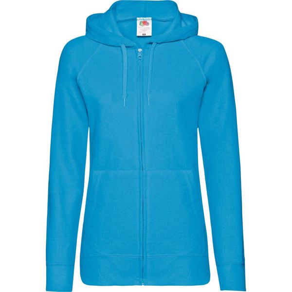 Fruit Of The Loom Giacca Con Cappuccio / Felpa Con Cappuccio / Felpa Con Cappuccio Con Zip, Aderente BC2658 (2XL) (Blu Azzurro)-image
