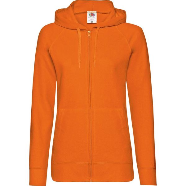 Fruit Of The Loom Giacca Con Cappuccio Da Donna / Felpa Con Cappuccio / Felpa Con Cappuccio Con Zip, Aderente BC2658 (2XL) (Arancione)-image