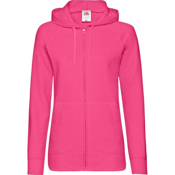Fruit Of The Loom Giacca Con Cappuccio Da Donna / Felpa Con Cappuccio / Felpa Con Cappuccio Con Zip, Aderente BC2658 (2XL) (Fucsia)-image