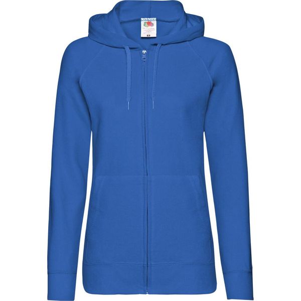 Fruit Of The Loom Giacca Con Cappuccio Da Donna / Felpa Con Cappuccio / Felpa Con Cappuccio Con Zip, Aderente BC2658 (Xs) (Blu Royal)-image