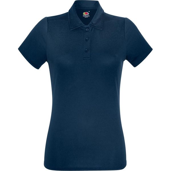 Polo Fruit Of The Loom Donna Kurzarm BC3480 (Medium) (Marineblau)-image