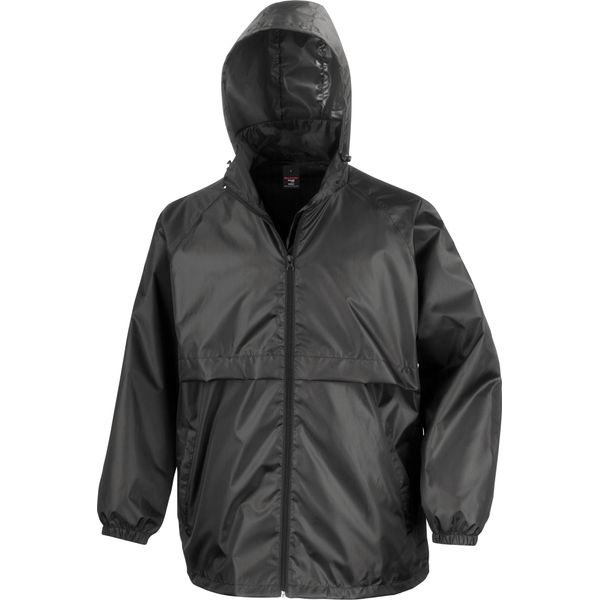 Giacca Result Core Da Uomo, Leggera, Impermeabile E Antivento BC898 (2XL) (Nero)-image