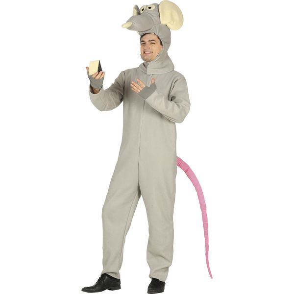 Costume Da Ratto Per Uomo Taglia M-L, Taglia:M-image