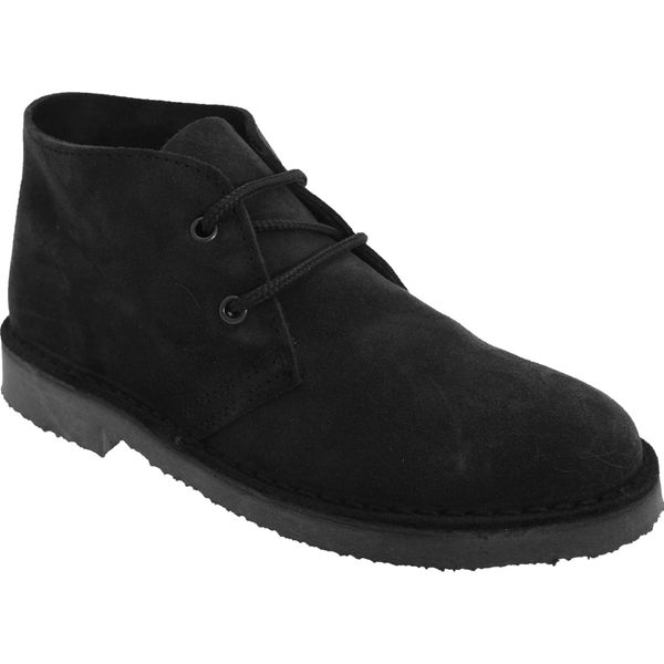 Roamers Desert Boots Unisex / Scarpe Stringate / Scarpe Basse, Camoscio DF112 (44,5 Eu) (Nero)-image