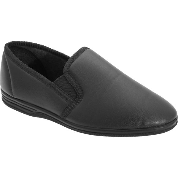 Zedzzz Pantofole / Pantofole Ivor Da Uomo DF844 (43 Eur) (Nero)-image