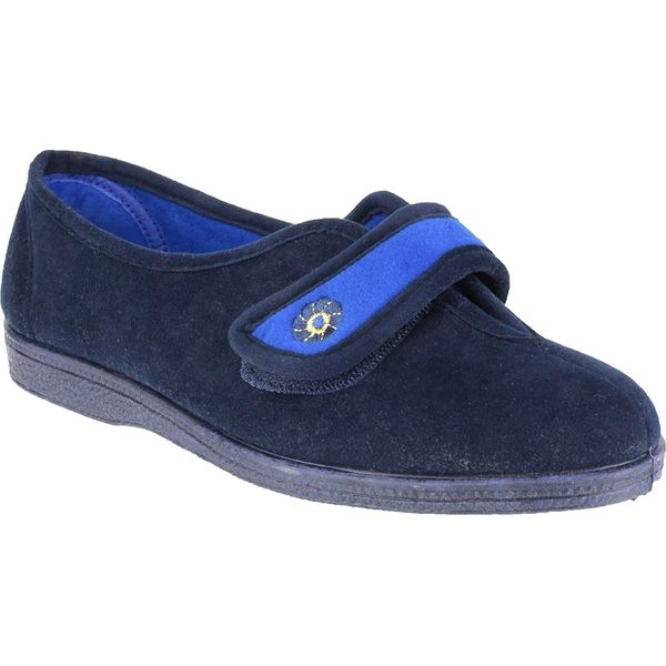 Pantofole Da Donna Mirak Andrea Con Chiusura In Velcro FS1337 (42 Eur) (Blu Navy)-image