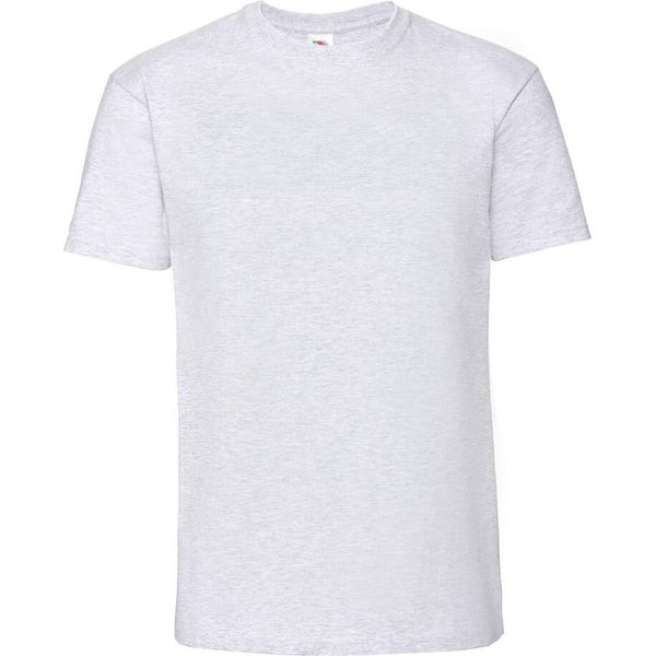 Maglietta Fruit Of The Loom Premium Uomo RW5974 (S) (Ash)-image