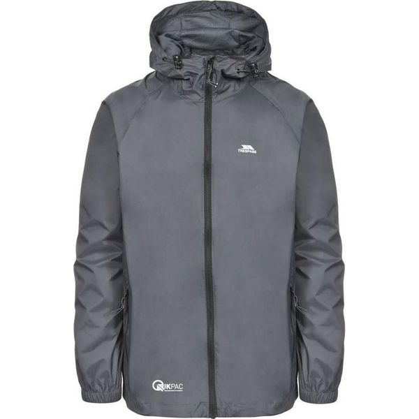 Trespass - Giacca "Qikpac"", Impermeabile Per Uomo/Donna Unisex TP433 (Xl) (Flint)"-image