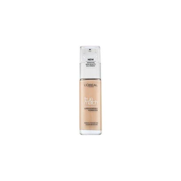 L'oreal Paris True Match Fondotinta Liquido Per La Pelle Infuso Con Acido Ialuronico Spf 17 1N Avorio 30Ml-image