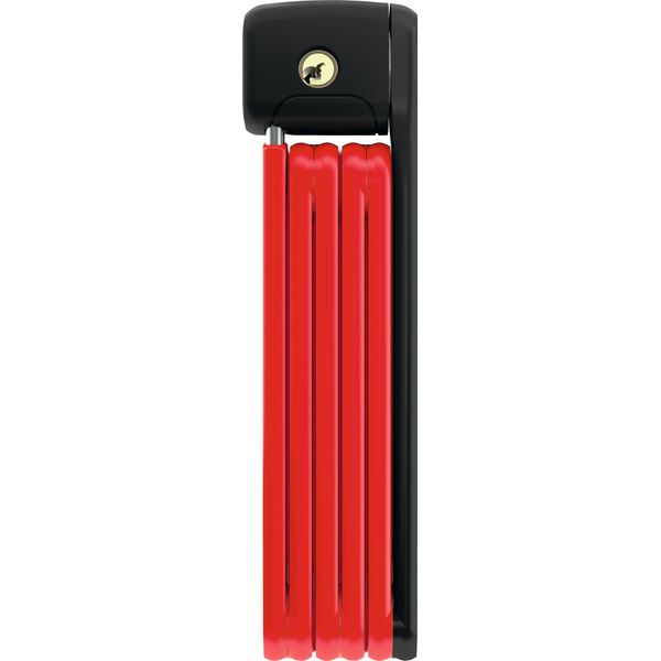 Abus Bordo Lite 6055K Sh Serratura Pieghevole Con Staffa - Serratura Per Bici Ultraleggera In Acciaio Speciale - Livello Di Sicurezza Abus 7 - 85 Cm - Rosso-image