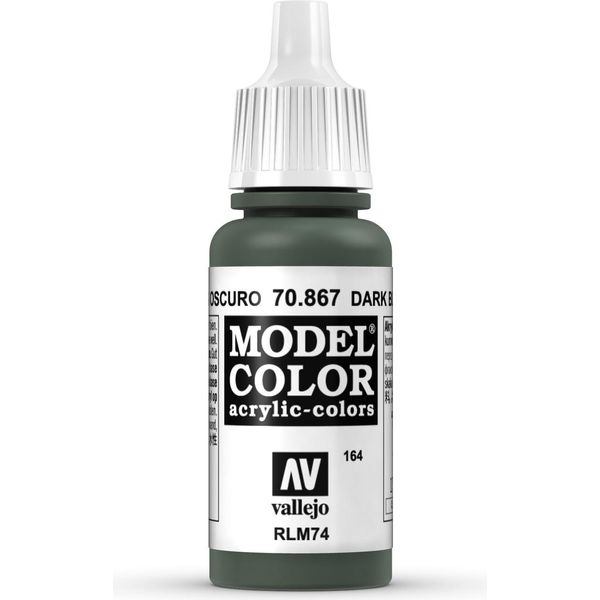 Model Color Vallejo 70867 Dark Bluegrey 17Ml Matt Airbrush Farbe-image