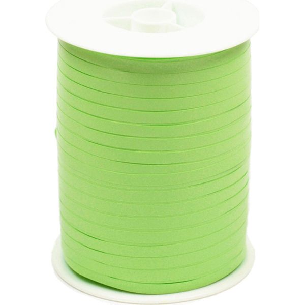 Nastro Regalo A Righe 5 Mm X 500 M In Rotolo Verde Lime / Verde Maggio-image