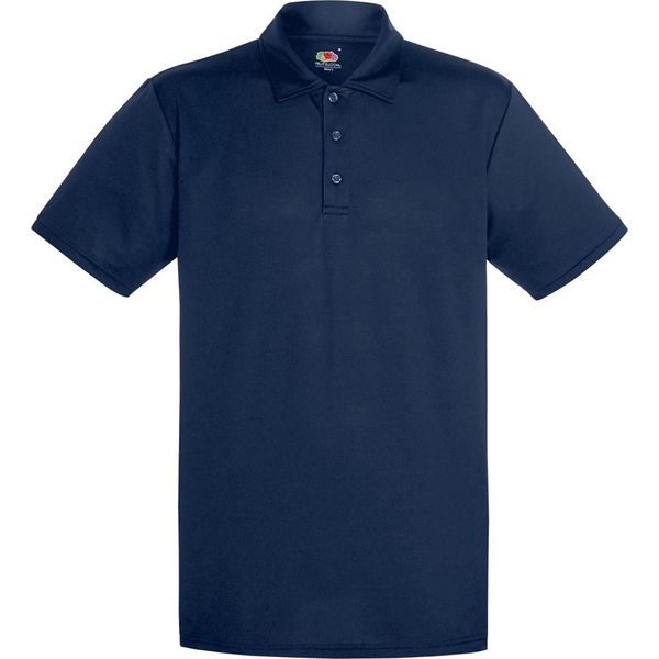 Fruit Of The Loom Polo-Hemd Per Bambini, KurzäRmlig BC3479 (3XL) (Marineblau)-image