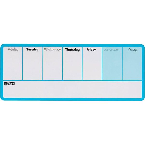 Nobo Planner Magnetico Per Lavagna Bianca 14X36 Cm Blu Blu Taglia Unica-image
