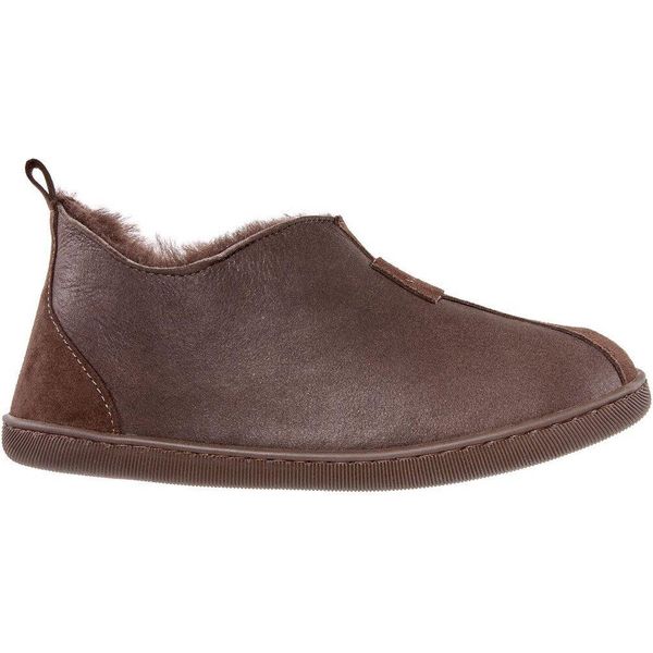 Vanuba Kalahari Lammfell Hausschuhe Damen Schuhe - Badelatschen Damen Hausschuhe - Leder Wolle Pantoffeln Damen - Bequeme Schuhe Damen Lammfell-Hausschuhe - 36 Eu Leder Harz Braun Braun-image