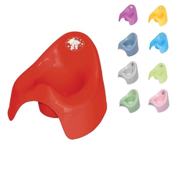 Vasino Lorelli In Plastica Innocua, Paraspruzzi, Facile Da Pulire Rosso-image