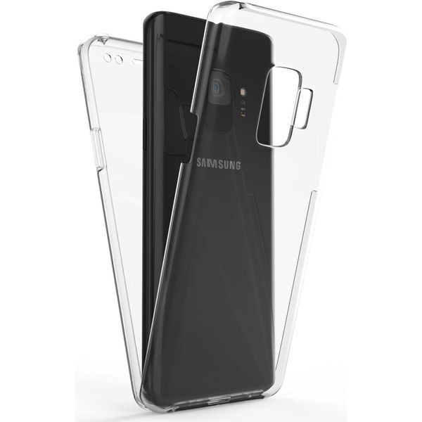 Nalia 360 Gradi Custodia Del Telefono Cellulare Per Samsung Galaxy S9, Full Cover Case Bumper Case Trasparente-image
