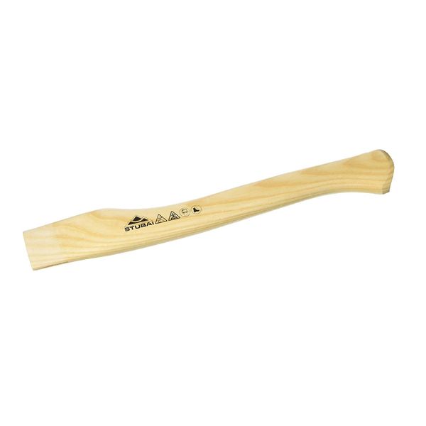 Manico Di Ricambio Stubai Per Ascia Da Cucina 6722 - Manico Curvo Da 380 Mm In Legno Di Faggio - Ergonomico, Robusto, Perfetto - Per Teste Di Ascia Fino A 800 G - Manico Di Ricambio Di Alta Qualità Senza Cuneo-image