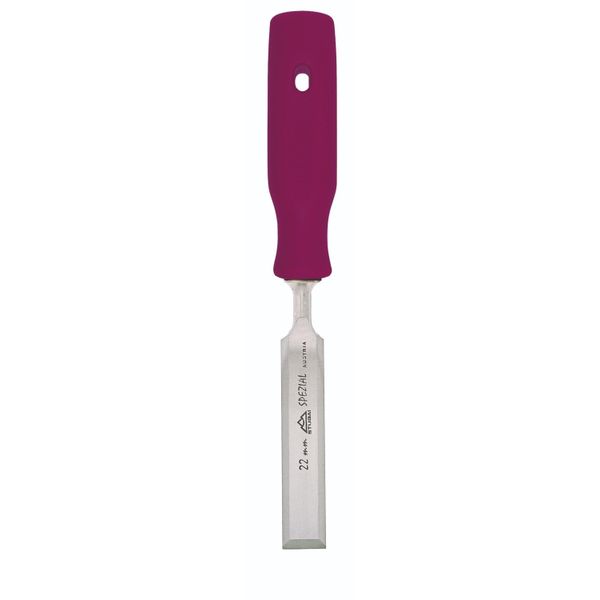 Scalpello Con Manico In Plastica Rossa, Forma Svedese, 8 Mm, Scalpello Stubai Per La Lavorazione Precisa Del Legno, Scalpello Per Falegnami E Carpentieri-image