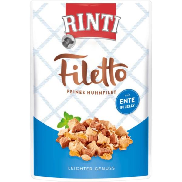 Rinti 100Gx24 Filetto Jelly Pollo & Anatra-image