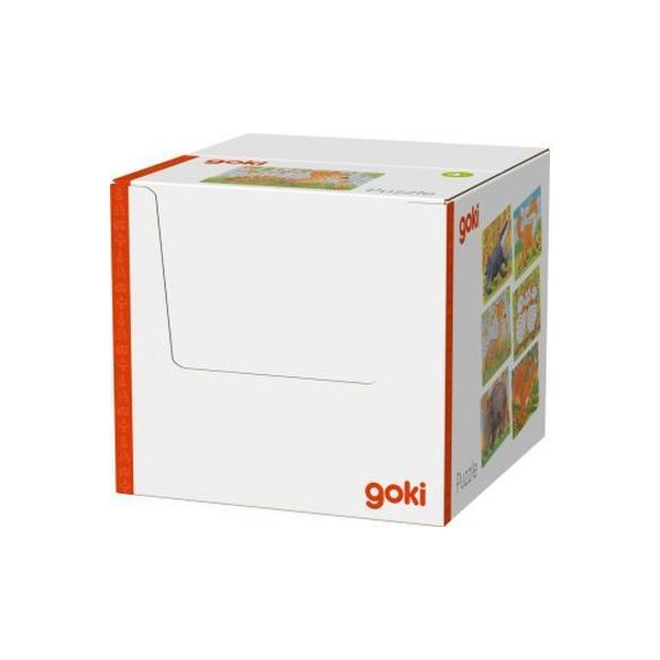 Goki Puzzle Di Legno Animali Della Foresta: Lö Vincere 24 Pezzi-image
