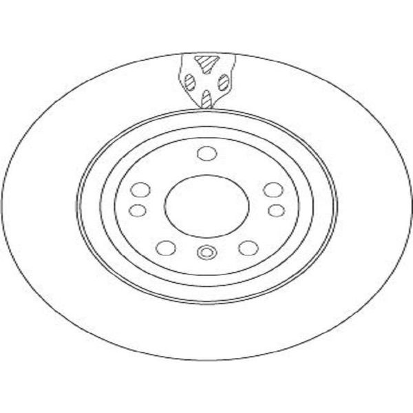 2X Disco Freno Trw DF6833S Per MERCEDES-BENZ Classe M (W166) Gle (W166)-image