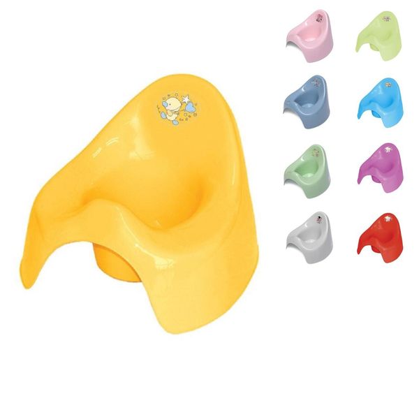 Vasino Lorelli In Plastica Innocua, Paraspruzzi, Facile Da Pulire Giallo-image