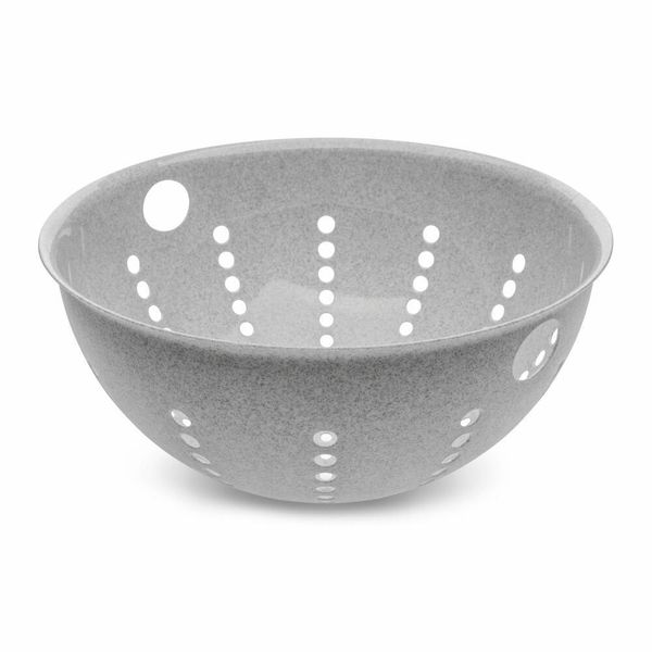 Koziol Palsby L Colino, Scolapasta, Colino Da Cucina, Colapasta In Plastica, Grigio Organico, 5 L, 3808670-image