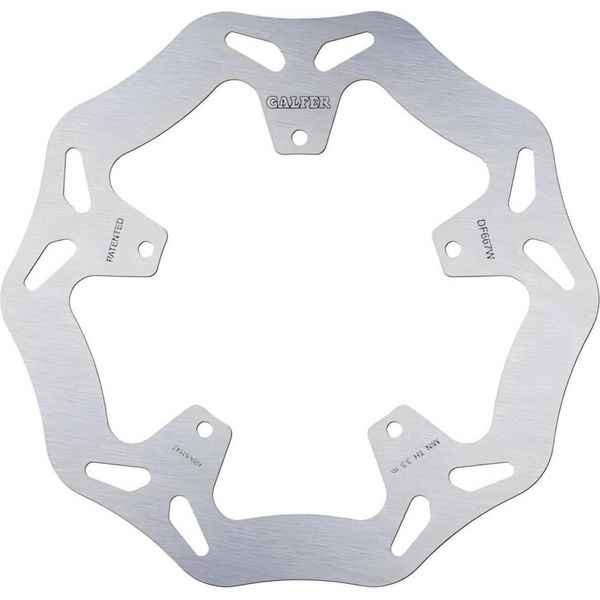 Disco Freno Galfer DF667W Wave® Rigido Posteriore 260X4Mm Per Piaggio Beverly Carnaby, Derbi GP1 Rst 4V 125 - 300 Ccm-image