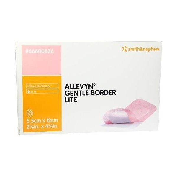 Allevyn Gentle Border Lite 5,5X12 Cm Medicazione In Schiuma 10 Pz-image