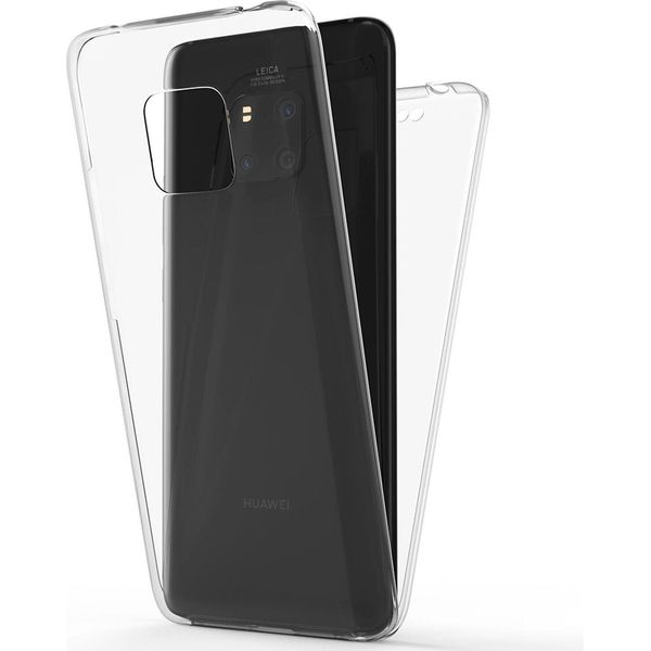 Nalia 360 Gradi Custodia Del Telefono Cellulare Per Huawei Mate20 Pro, Full Cover Case Bumper Case Trasparente-image