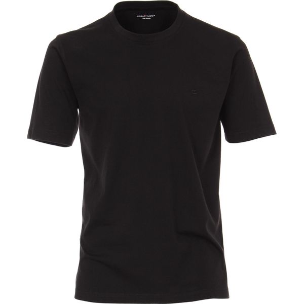 Casamoda Maglietta Uomo Manica Corta Girocollo Regular Fit Nero Xxl-image