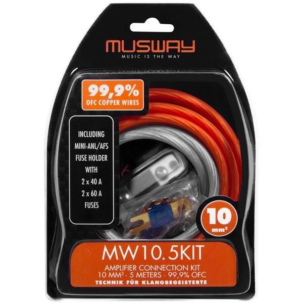 Musway Kit Di Cavi Da 10 Mm² MW10.5KIT Kit Di Cavi Da 10 Mm²-image