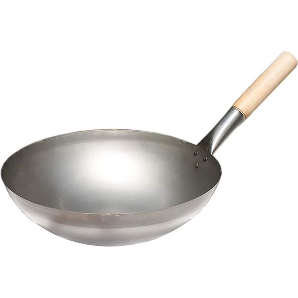 Paella World Wok Padella Grill In Acciaio Con Manico In Legno Ø 30 Cm-image