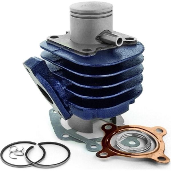 Kit Cilindro Carenzi Completo Sport 50Cc In Ghisa Compatibile Con Minarelli Orizzontale Raffreddato Ad Aria, Perno Pistone 10 Mm-image