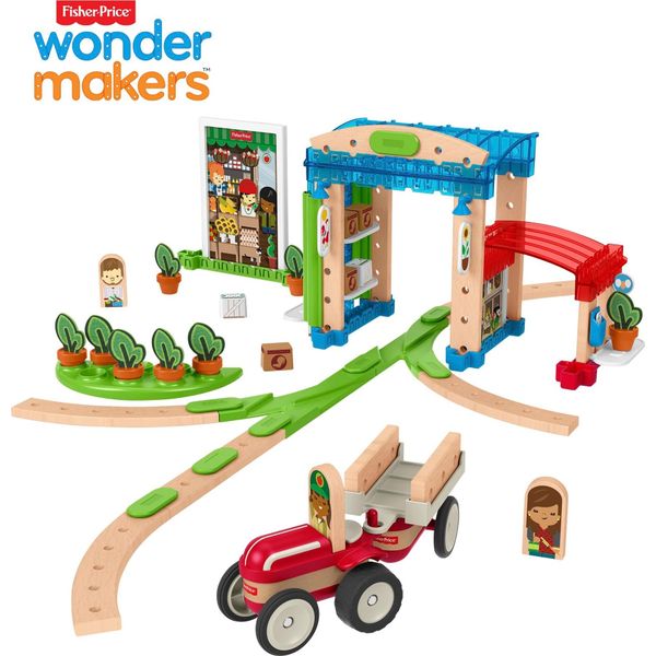 Fisher-Price Wunder Werker Piccola Città, Set Di Costruzioni, Giocattolo Da Costruzione-image