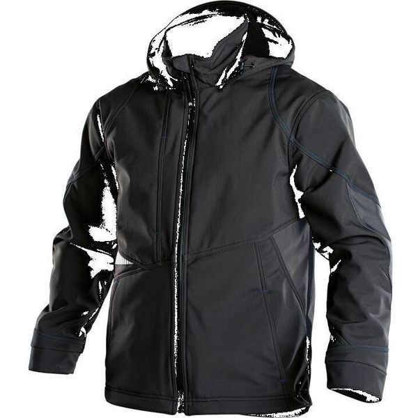 Dassy® Gravity Giacca Softshell Nero/Anthrazite Grey Taglia L Lunghezza: Standard-image