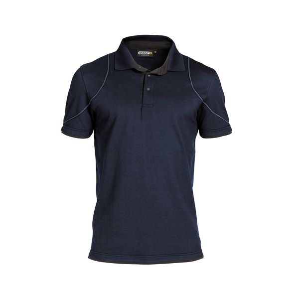 Dassy® Polo Orbital Lehmbraun/Anthrazitgrau Taglia S Lunghezza: Standard-image