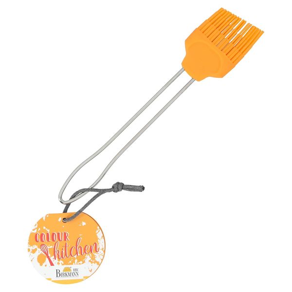 Spazzola In Silicone Birkmann, Grande, Arancione, 21 X 4 Cm, In Silicone Alimentare, Senza Bpa, 421837-image