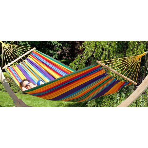 Macamex Caribe Grande Paradiso Macatex - Amaca A Doppio Palo Resistente Alle Intemperie Amaca Multicolore-image