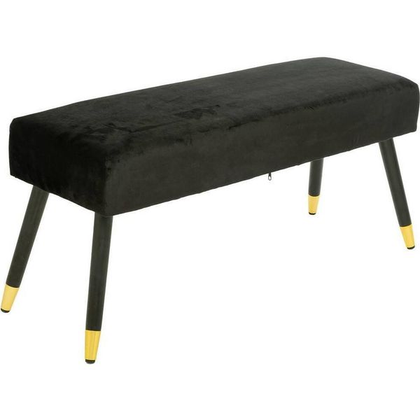 Panca "Salome"" Nera - Velluto - Atmosphera CréAteur D'intéRieur"-image