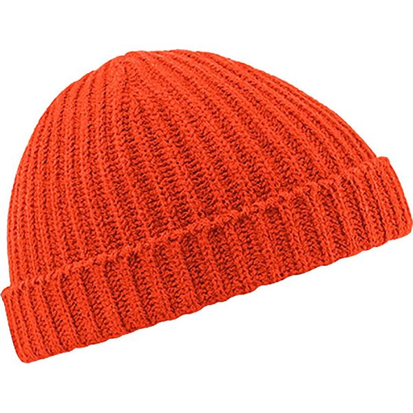 Beechfield Cappello Da Marinaio Retrò Unisex / Berretto Invernale RW246 (Taglia Unica) (Rosso Fuoco)-image