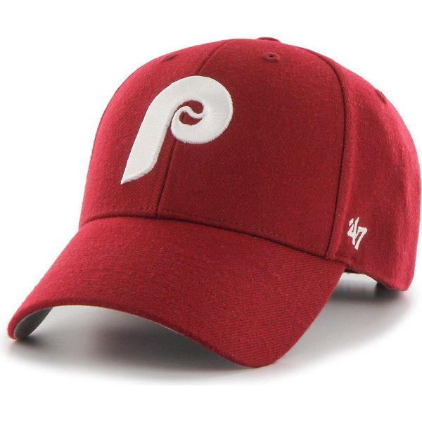 47 Brand Cap Regolabile - Mlb Philadelphia Phillies Rot-image