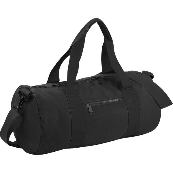 Bagbase Borsone / Borsa Da Viaggio, 20 Litri (2 Pezzi/Confezione) BC4425 (Taglia Unica) (Nero/Nero)-image